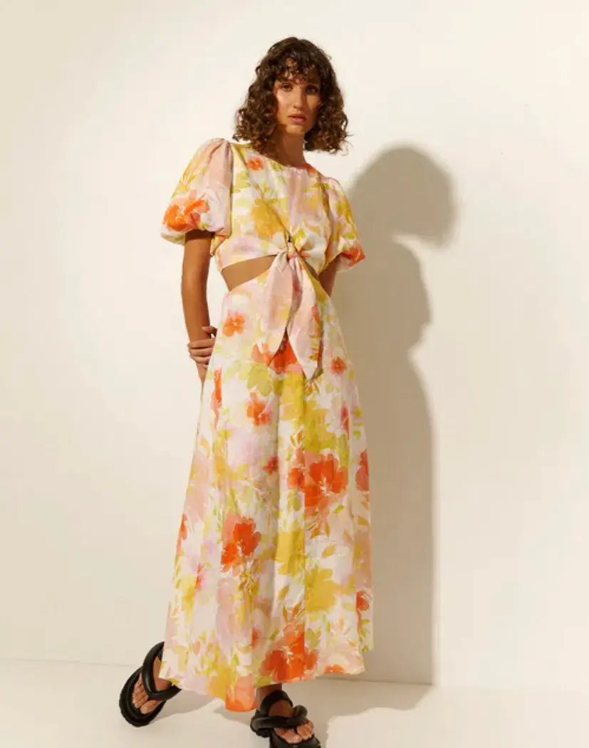 Kivari Genevieve Maxi Dress Floral Size 8 / S for rent on The Volte - main image