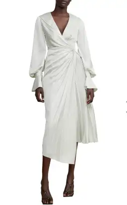 Acler Cresta Midi Dress Apple Size 8 for rent on The Volte - image 3