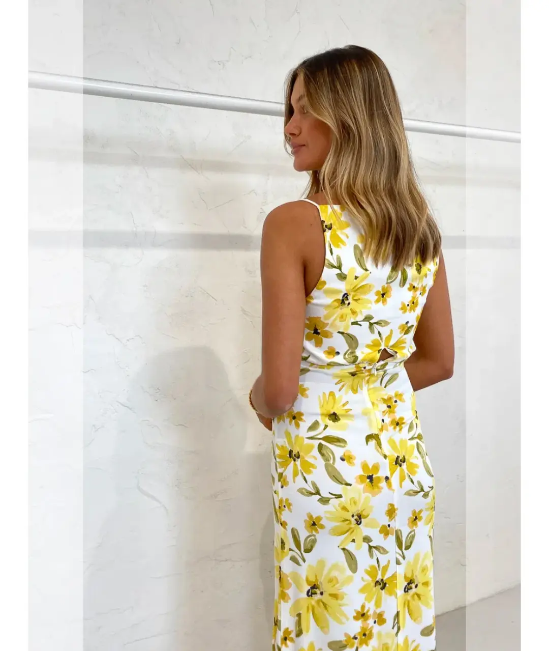 Bec & Bridge Daphne Dress Yellow Size AU 6 for rent on The Volte - main image