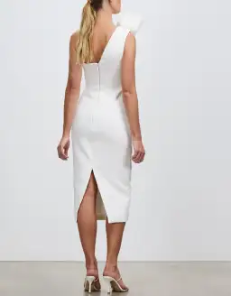 Rachel Gilbert Miche Dress Ivory Size 2 / AU 10 for rent on The Volte - image 3