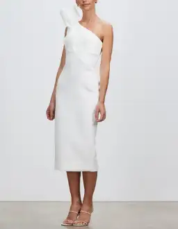 Rachel Gilbert Miche Dress Ivory Size 2 / AU 10 for rent on The Volte - image 1