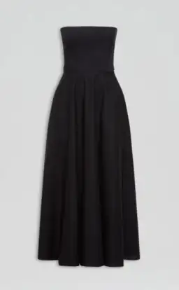 Scanlan Theodore Parachute Bustier Midi Dress Black Size 10 for rent on The Volte - image 6