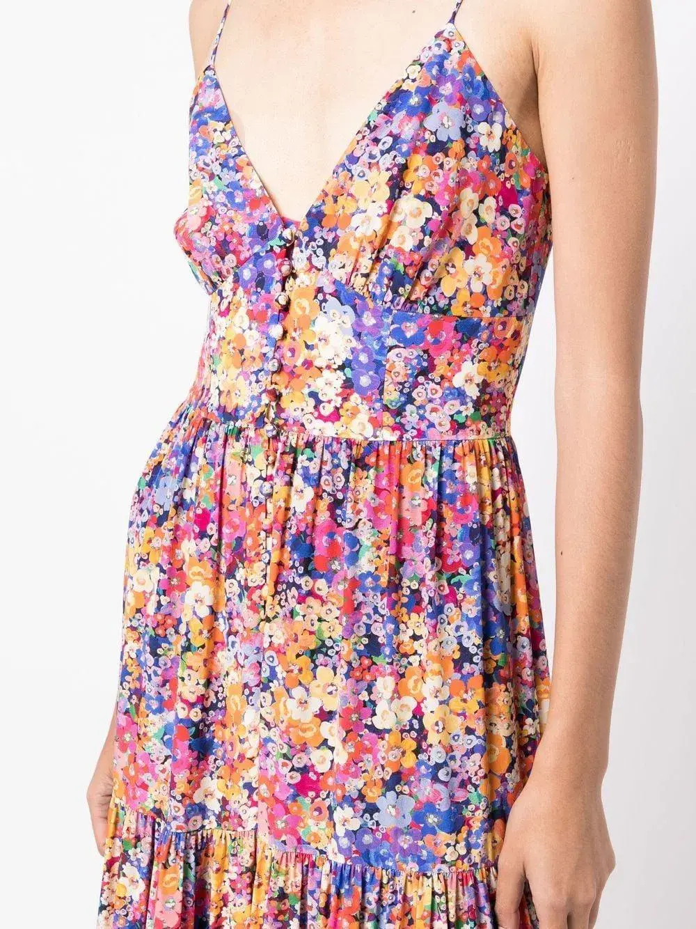 Rebecca Vallance Through the Grapevine Maxi Dress Multi Size 14 for rent on The Volte - main image