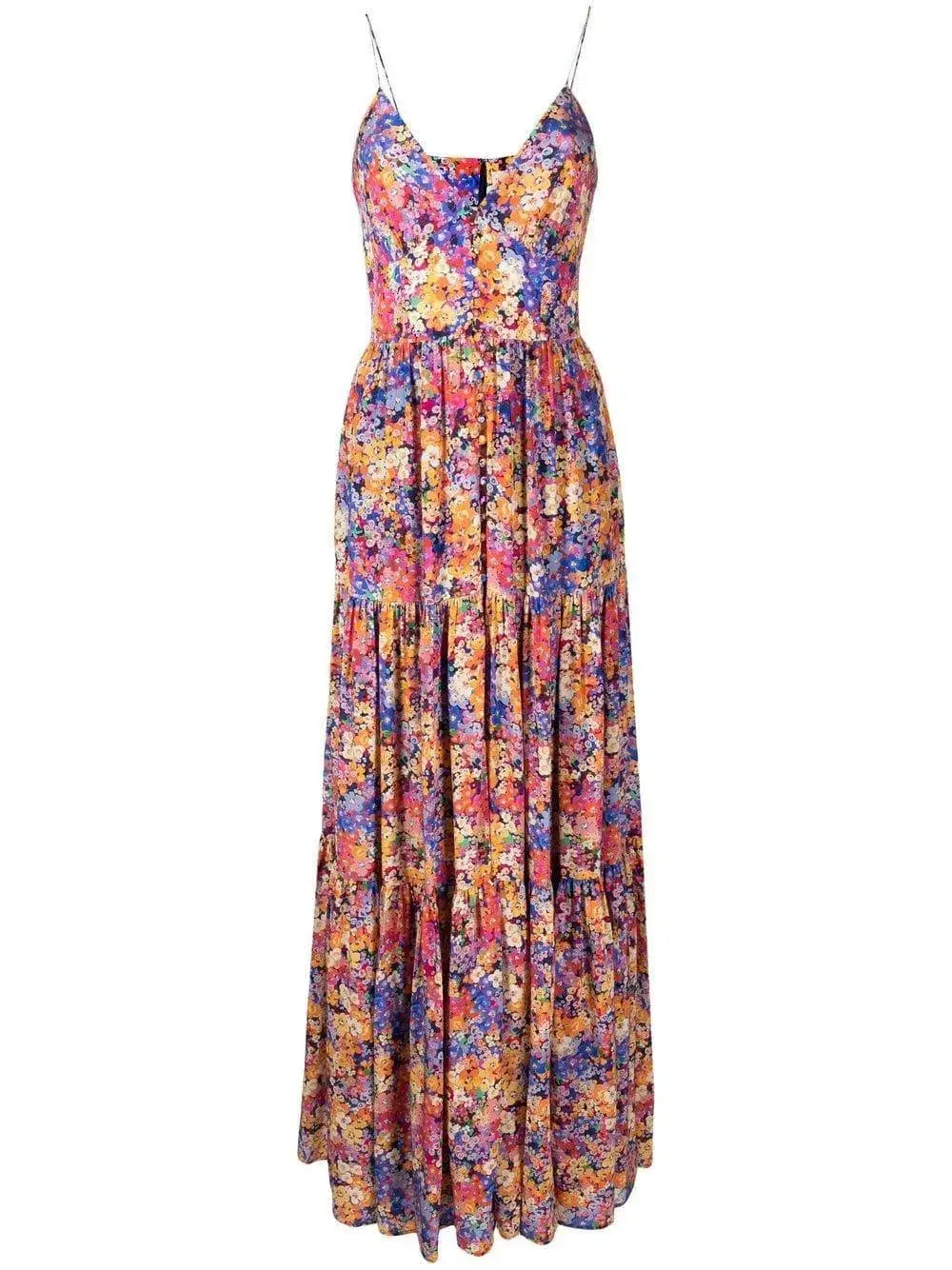 Rebecca Vallance Through the Grapevine Maxi Dress Multi Size 14 for rent on The Volte - main image