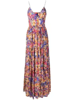 Rebecca Vallance Through the Grapevine Maxi Dress Multi Size 14 for rent on The Volte - image 3