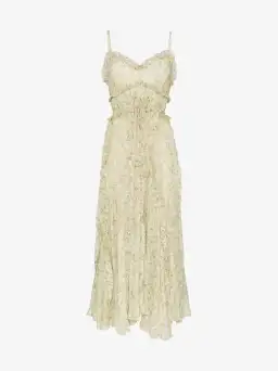 Lee Mathews Nina Crinkle Silk Floral Cami Dress Floral Size 12 for rent on The Volte - image 6