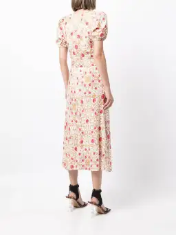 Rebecca Vallance Catania Midi Dress Floral Size 14 for rent on The Volte - image 3