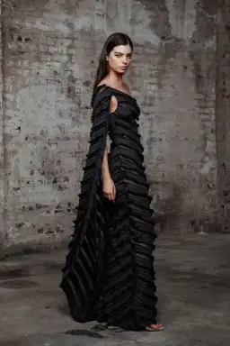 Lexi Bowery Gown Black Size 10 for rent on The Volte - image 2