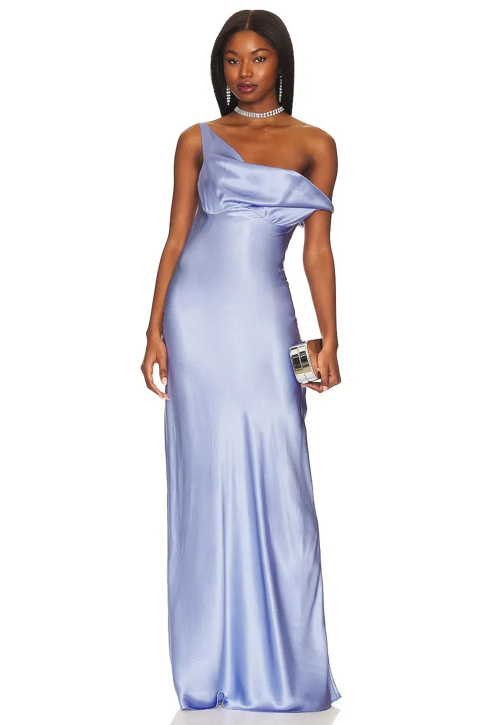 Natalie Rolt Monika Gown in Bluebell Size 1 / AU 8 for rent on The Volte - main image