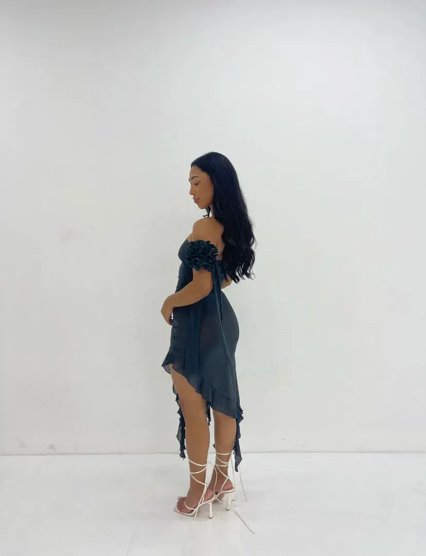 Fanci Club Crime Dress Black Size S/AU 8 for rent on The Volte - main image