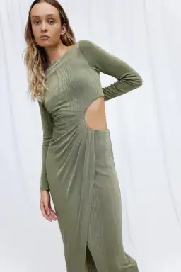 Significant Other Ivy Midi Dress Green Size 8 for rent on The Volte - image 4