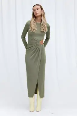 Significant Other Ivy Midi Dress Green Size 8 for rent on The Volte - image 1