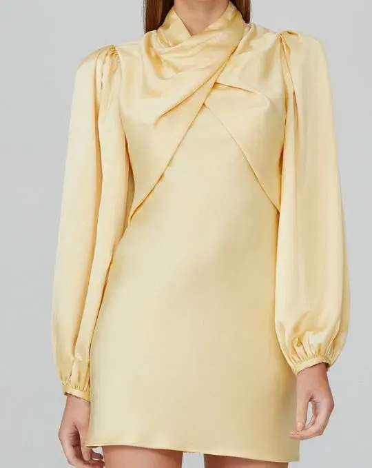 Acler The Lindhurst Dress in Lemon Size 6  - Image 3