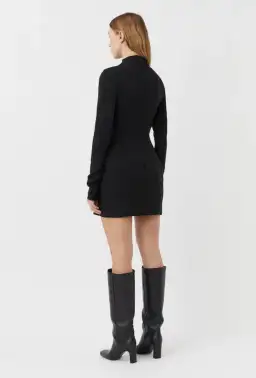 Camilla and Marc Gordon Long Sleeve Mini Dress Black Size 6 for rent on The Volte - image 4