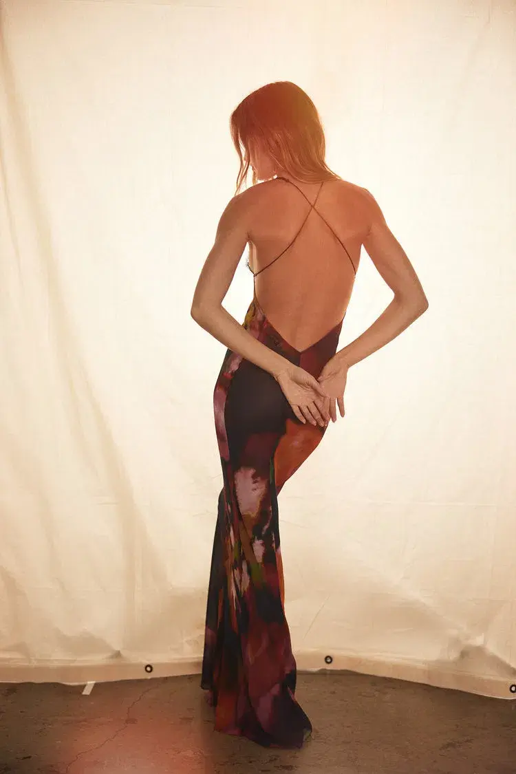 Rat & Boa Paola Floral Slip Dress Size XS / Au 6 for rent on The Volte - main image