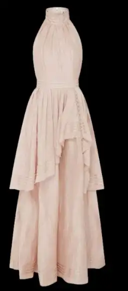 Aje Sienna Maxi Dress Blush Size 6 for rent on The Volte - image 6