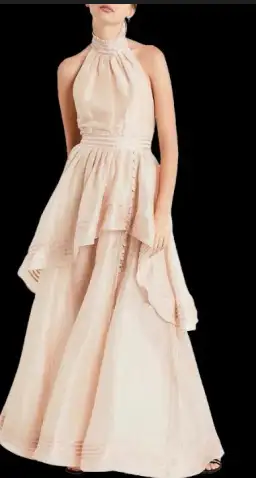 Aje Sienna Maxi Dress Blush Size 6 for rent on The Volte - image 2
