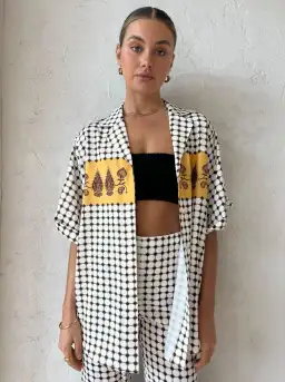 Camilla & Marc Rivoli Shirt & Pants Set Print Size 4 for rent on The Volte - image 2