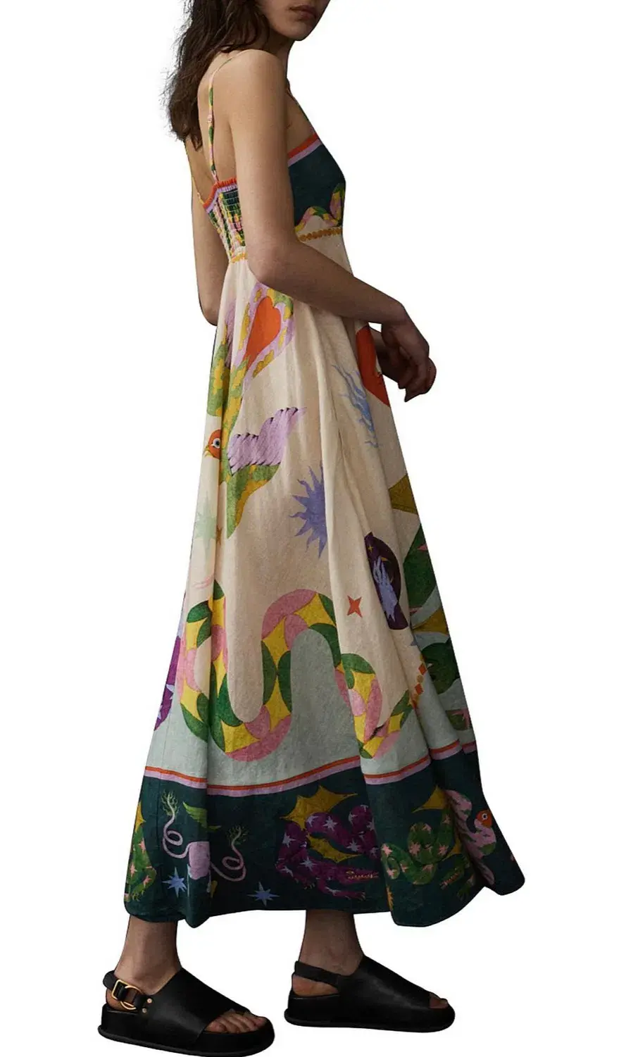 Alemais Seeker Sundress Multi Size 8 for rent on The Volte - main image