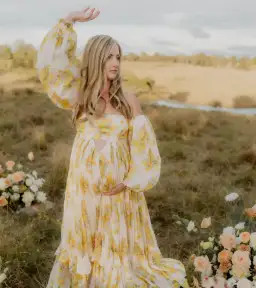 Rooh Collective Poppy Zephyr Maxi Dress Floral Size Large/AU 12 for rent on The Volte - image 3