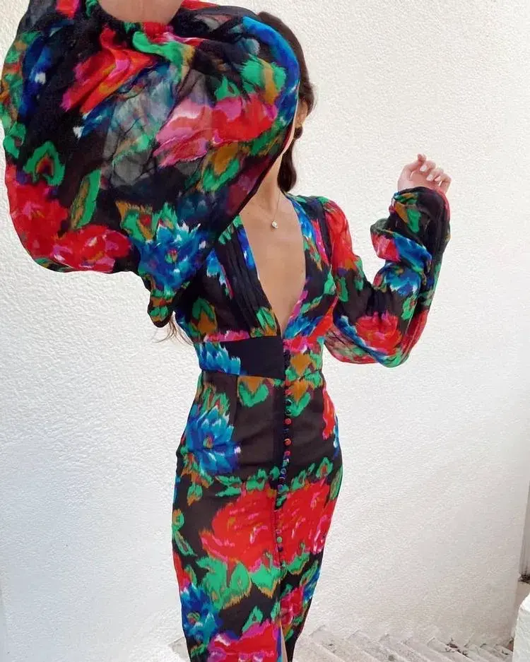 Rat and Boa Ferreira Dress Print Size 10 for rent on The Volte - main image