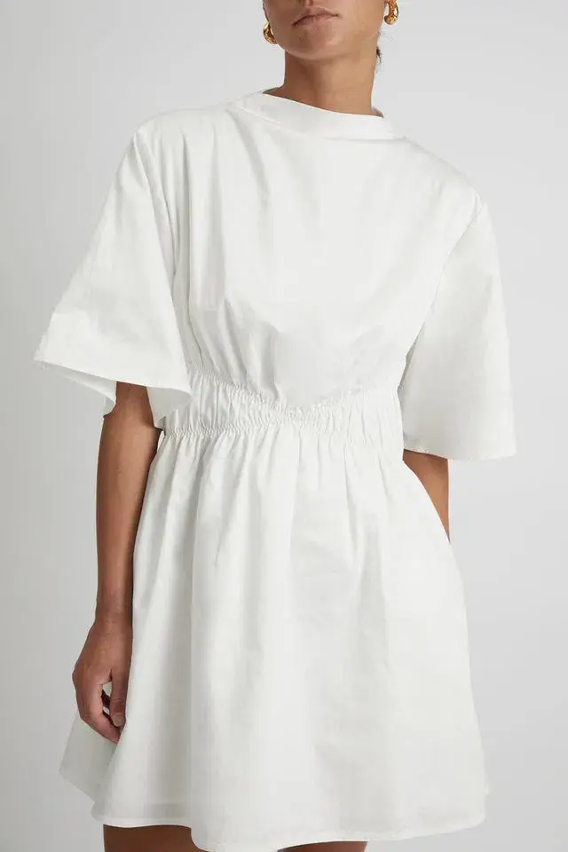 Camilla and Marc Coppola Mini Dress White Size 6 for rent on The Volte - main image