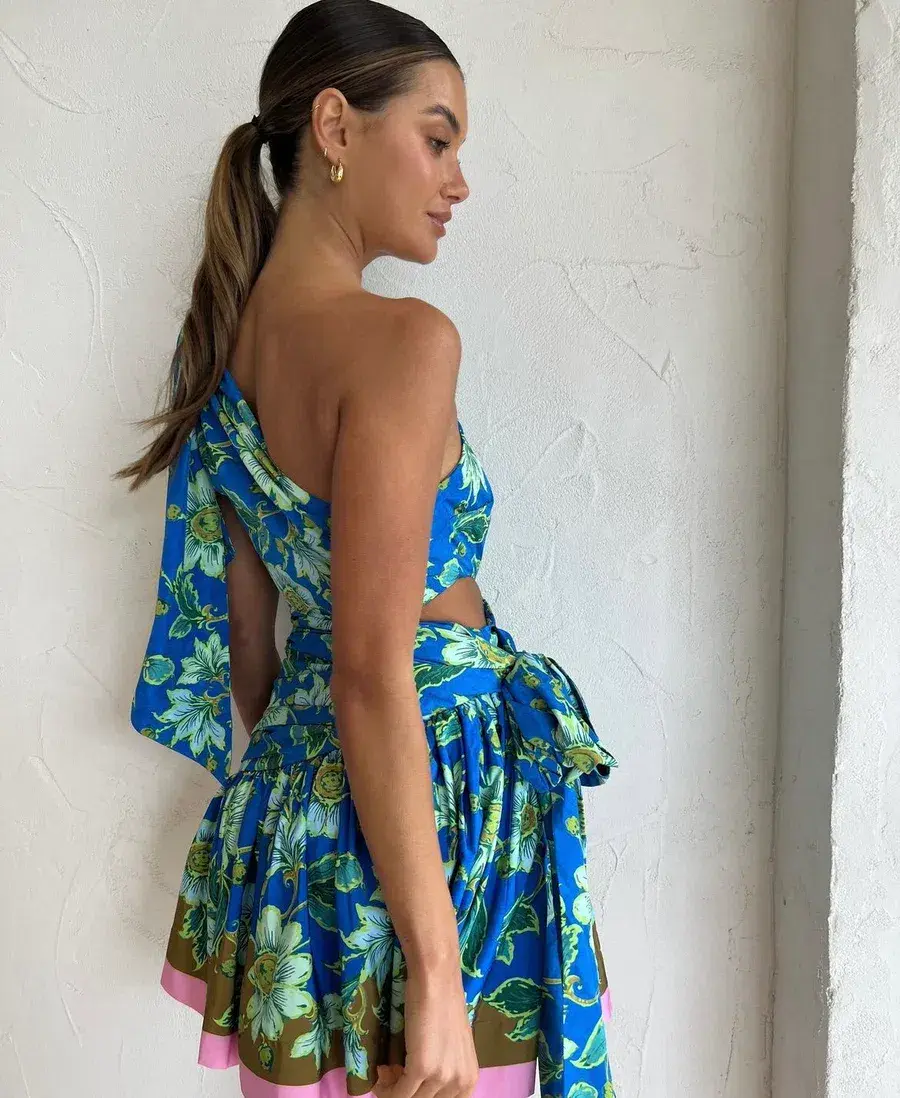 Alemais Winnie Mini Dress Floral Size 6 for rent on The Volte - main image