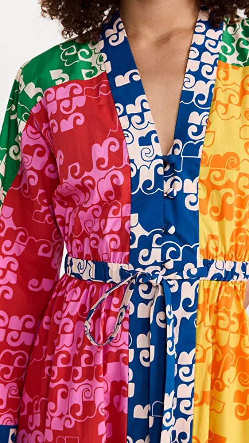 Alemais Louise Shirtdress Floral Multi Size AU 10 for rent on The Volte - main image