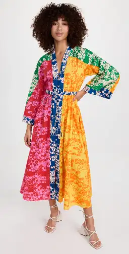Alemais Louise Shirtdress Floral Multi Size AU 10 for rent on The Volte - image 1