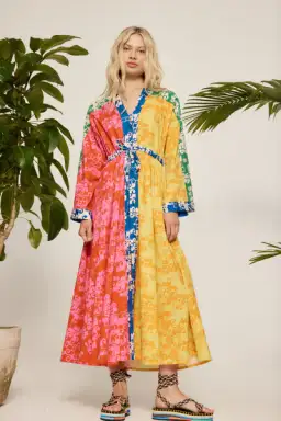 Alemais Louise Shirtdress Floral Multi Size AU 10 for rent on The Volte - image 6