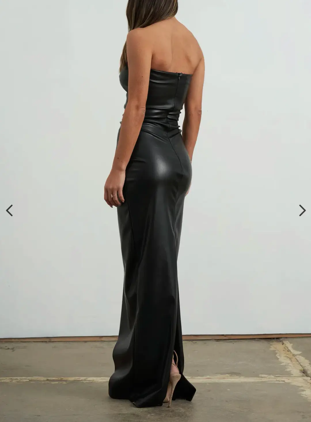 Effie Kats Amelie Maxi Gown Black Size 6 for rent on The Volte - main image