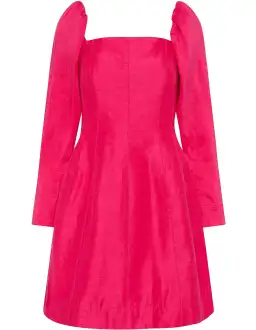 Aje Baret Sleeved Mini Dress Pink Size 8 for rent on The Volte - image 2