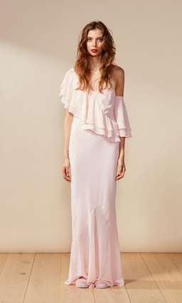 Ruby Marina Gown Blush Pink Size 6 for rent on The Volte - image 1