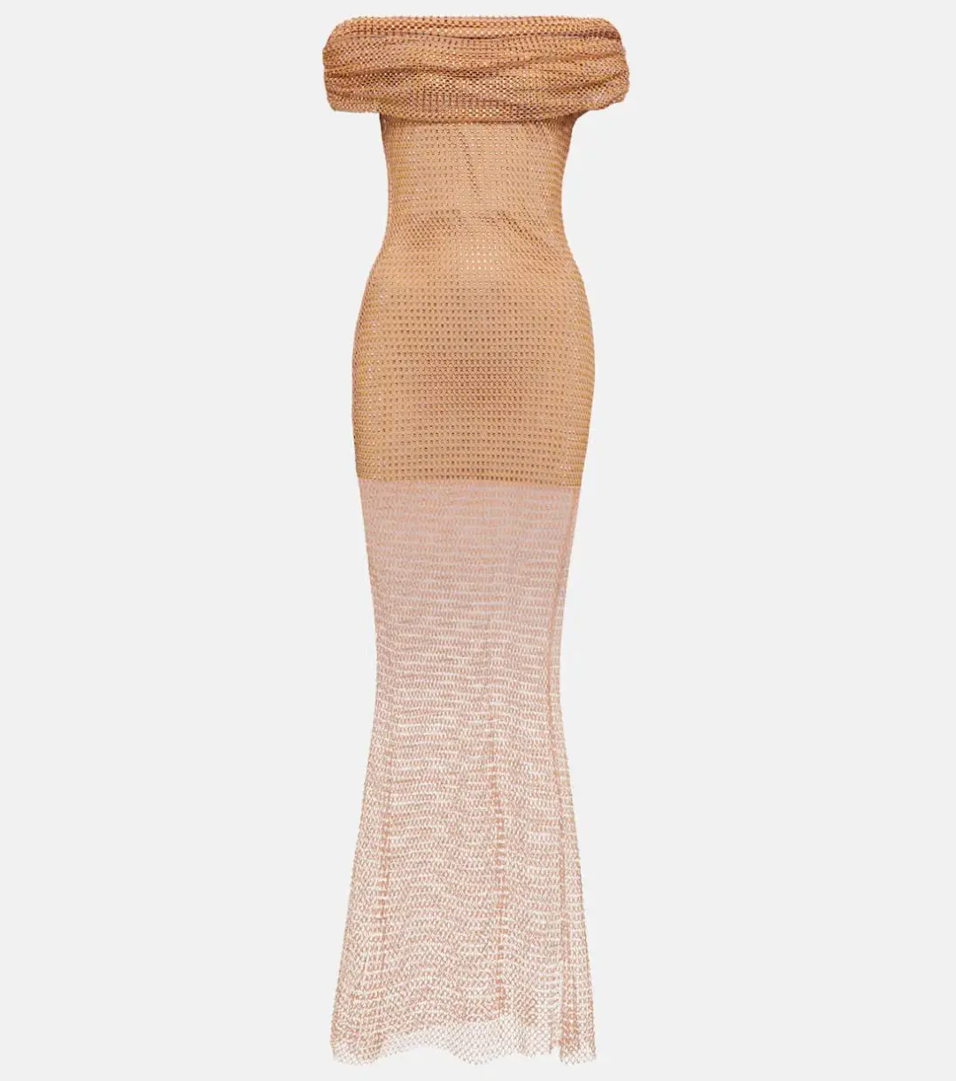 Self-portrait Rhinestone-embellished Maxi Dress Size 6 for rent on The Volte - main image