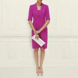 L.K. Bennett Detroit Sheath Dress Violet Size AU 6 for rent on The Volte - image 1