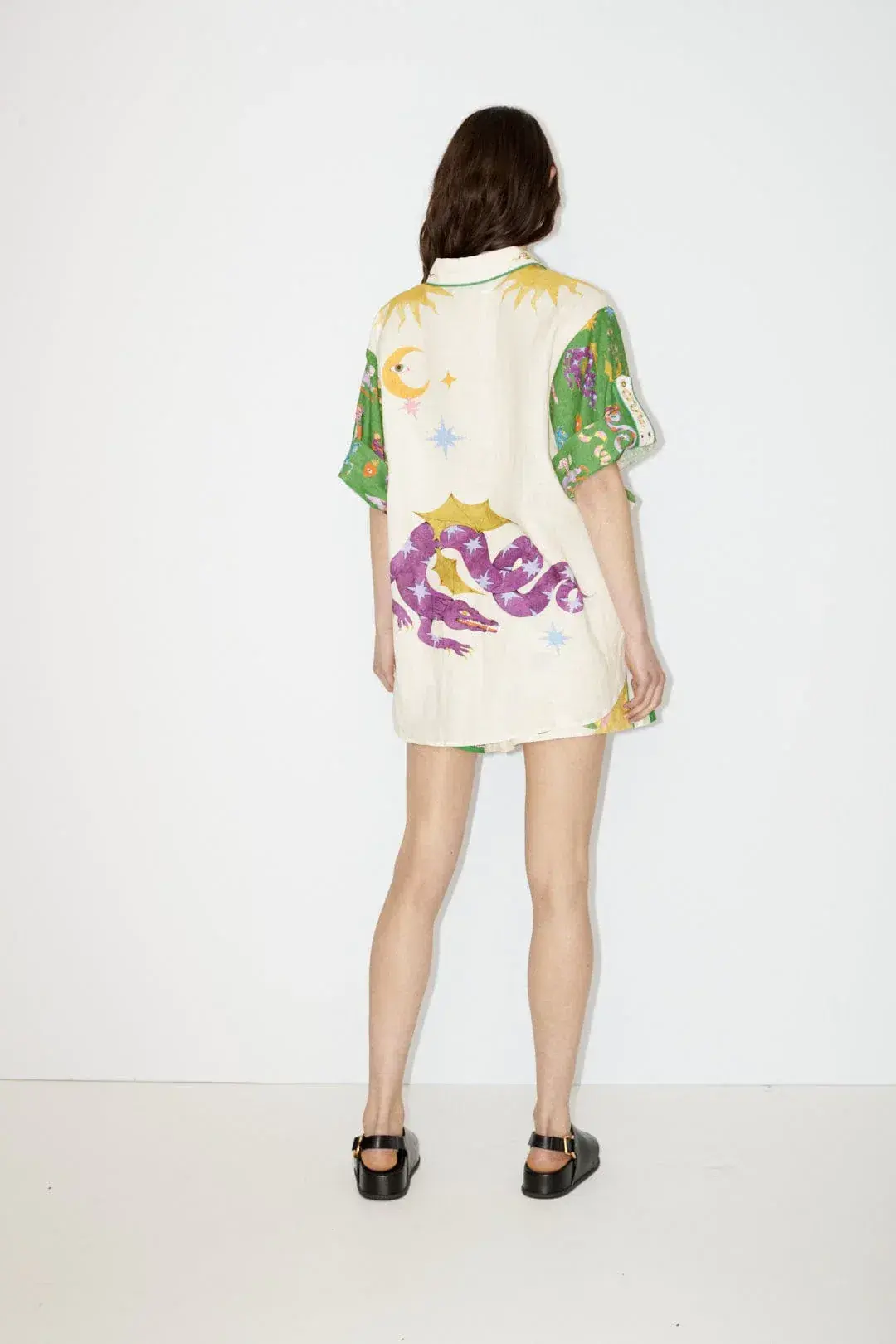 Alemais Seeker Shirt Print Size 6 for rent on The Volte - main image