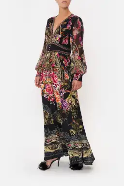 Camilla Button Dress With Shaped Waistband Dance With Duende Size XL / Au 16