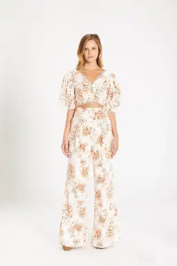 Mackenzie Mode Bordeaux Set Floral Size 12 for rent on The Volte - image 1