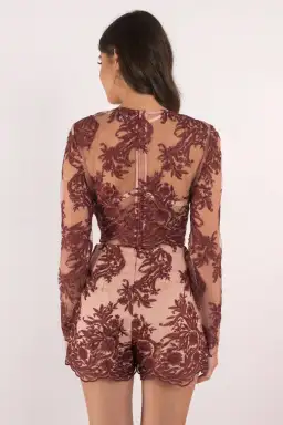 Finders Keepers Spectral Berry Lace Set Brown Size M/Au 10 for rent on The Volte - image 4