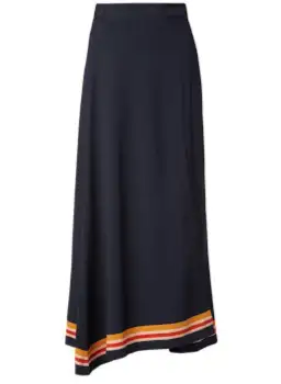 Scanlan Theodore Crepe Knit Stripe Bralette and Skirt Set Multi Size 4 for rent on The Volte - image 3