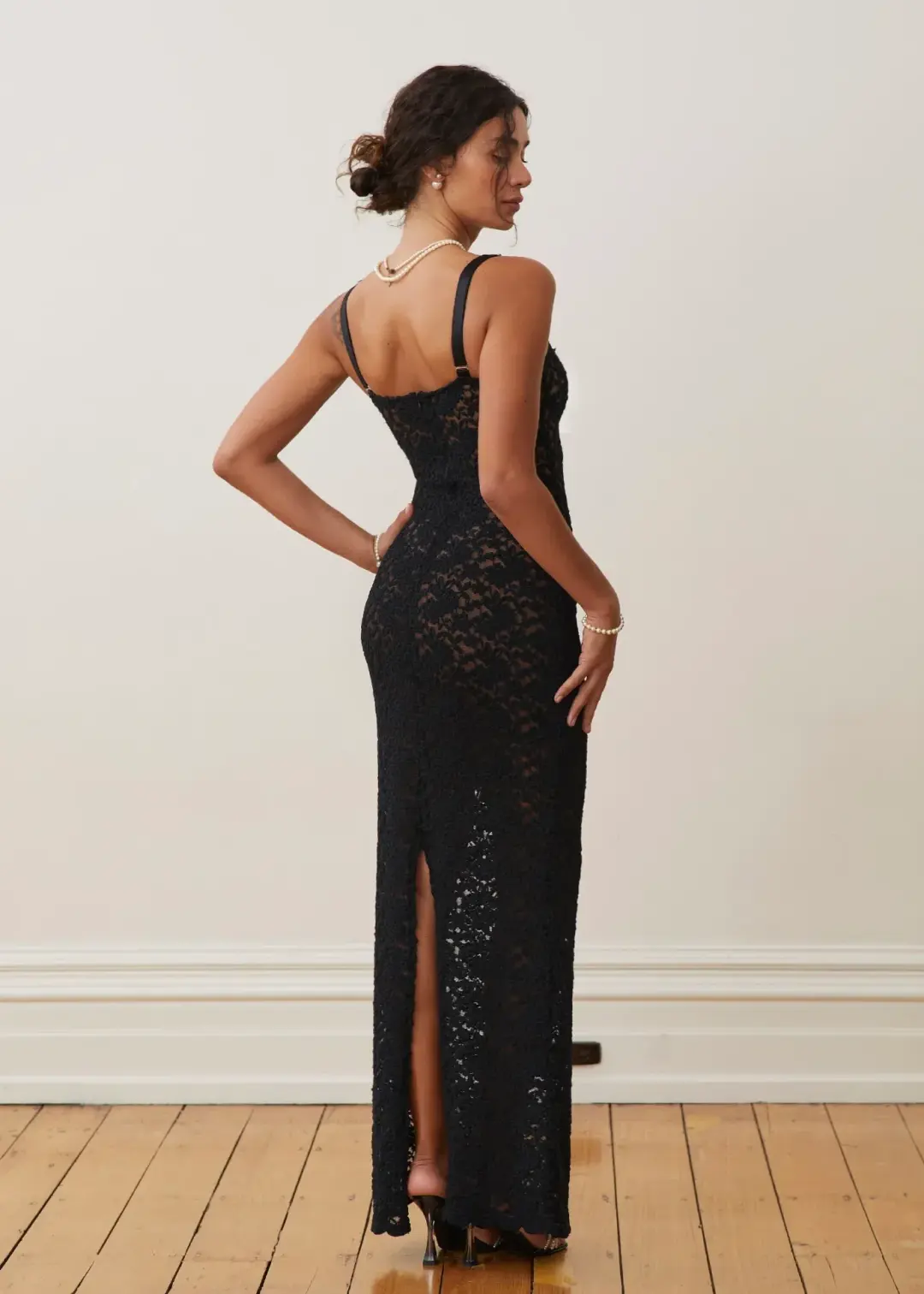 Arcina Ori Margot Dress Black Size 8 for rent on The Volte - main image