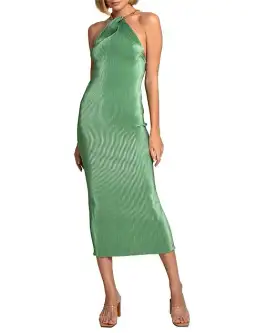 L'Idee Klum Chain Backless Gown Sea Green Size AU 6 for rent on The Volte - image 2