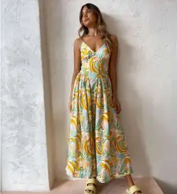 Steele Jasmine Dress Multi Print Size 6 for rent on The Volte - image 3