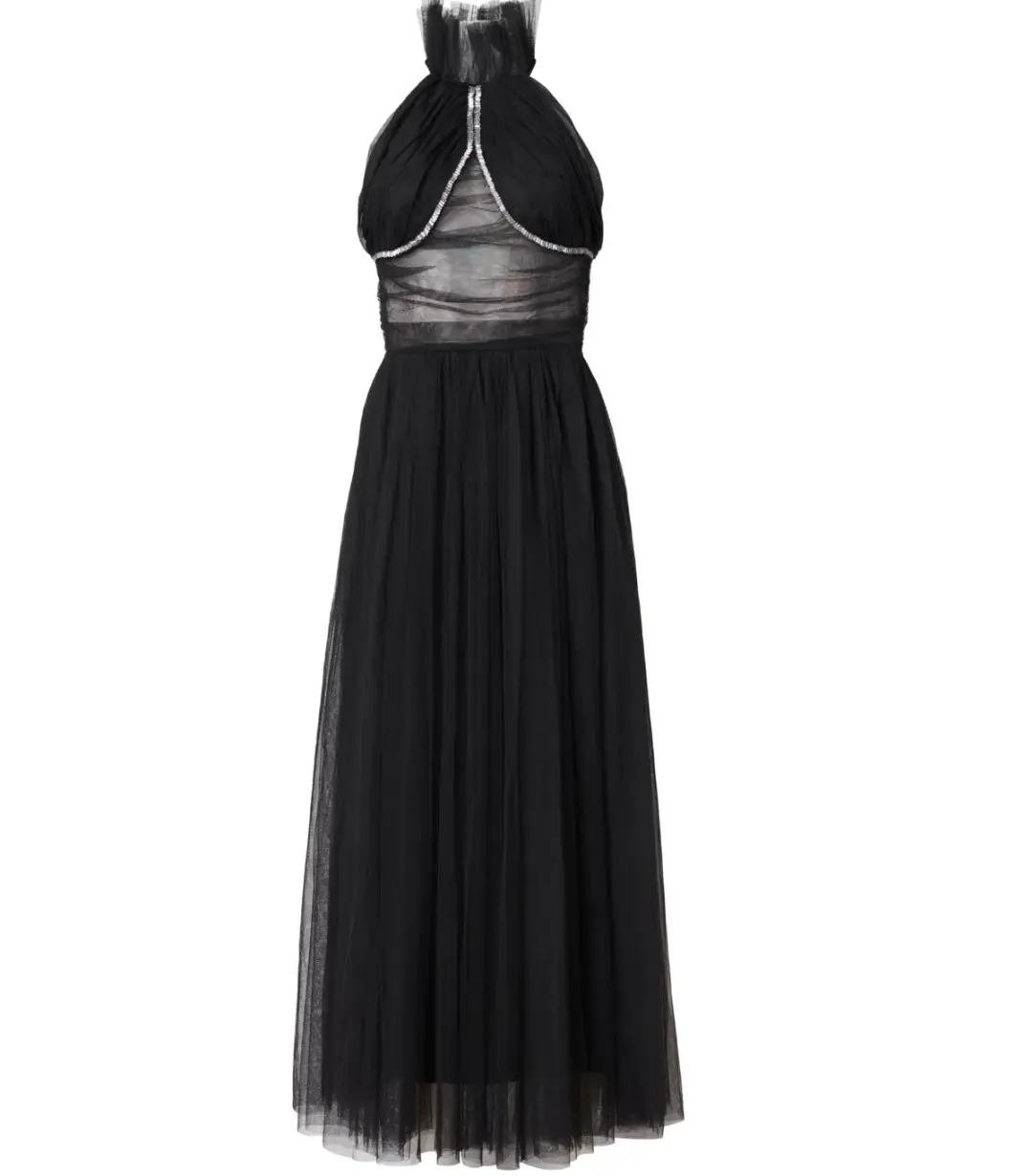 Rachel Gilbert Lou Gown Black Size AU 12 for rent on The Volte - main image