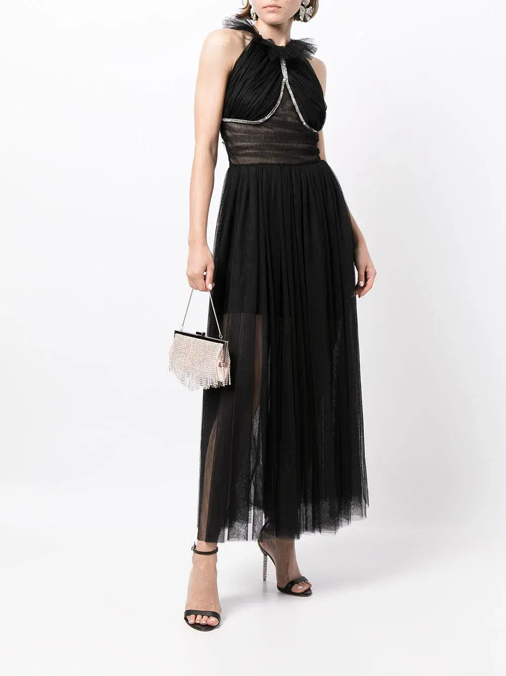 Rachel Gilbert Lou Gown Black Size AU 12 for rent on The Volte - main image