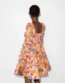Zimmermann Violet Twist Floral Mini Dress Floral Size 4/ Au 16 for rent on The Volte - image 2