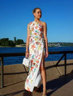 Sonya Moda Nour De La Mer Maxi Dress Print Size 10 for rent on The Volte - image 5