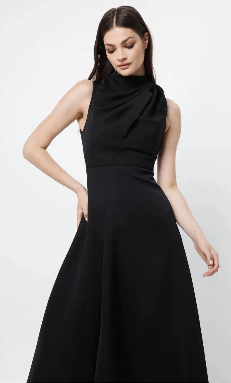 Mossman Cosmic Maxi Dress Black Size AU 6 - Image 2