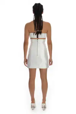 Imagery Tempted Mini Dress White Size AU 8 for rent on The Volte - image 3
