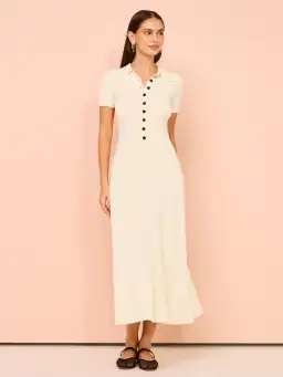 Anna Quan Laurel Penelope Midi Silence Ivory Dress Size 12 for rent on The Volte - image 8
